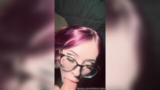 Lilslimcake Teen Nude Sloppy Blowjob With Facial Video Leaked