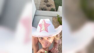 Halli N Lover Princess Pov Blowjob In The West